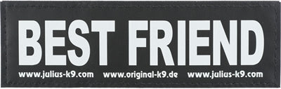 Julius k9 labels voor powerharnas tuig beste vriend