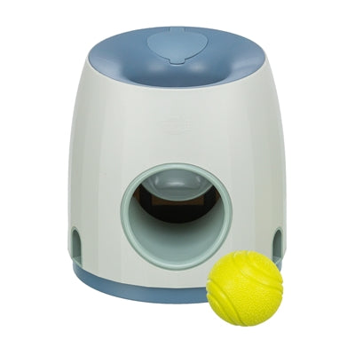 Trixie dog activity strategiespel ball treat lichtgrijs blauw