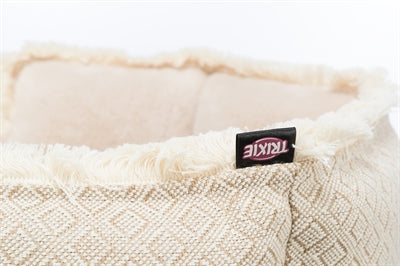 Trixie Hondenmand boho rechthoekig beige