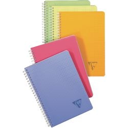 Spiraalcollegeblok clairefontaine linicolor wit