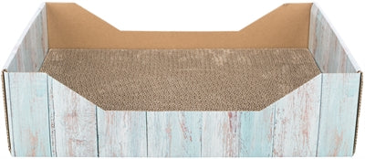 Trixie Krabmand karton kattenkruid turquoise