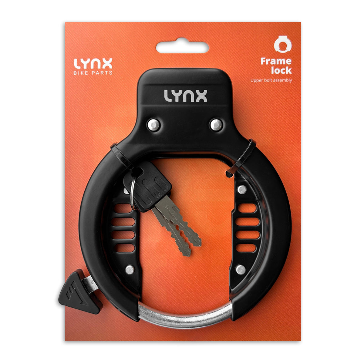 Lynx fiets frameslot, weerbestendig, gehard staal, 2 sleutels