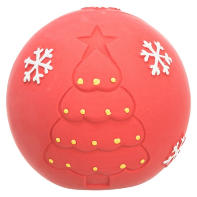 Trixie kerstbal latex rood