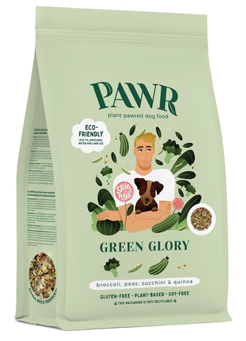 Pawr Plantaardig groene glorie broccoli erwten courgette quinoa