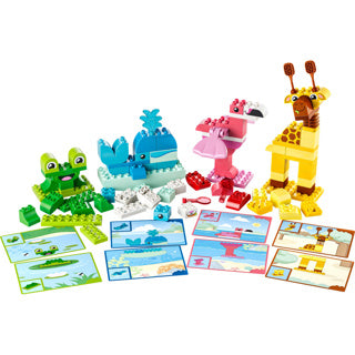 Lego duplo dierenbouwspel educatief montessori speelgoed voor kinderen met dieren figuren 10472