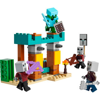 Lego minecraft 21267 de illagers in de woestijn