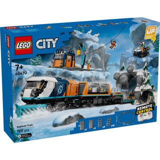 Lego 60470 stadstreinen onderzoekstrein op de noordpool