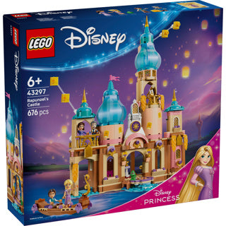 Lego ǀ disney princess rapunzels kasteel bouwbaar speelgoed voor kinderen en decoratie 43297