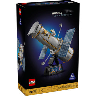 Lego icons ruimtetelescoop hubble ruimte bouwpakket voor volwassenen 11382