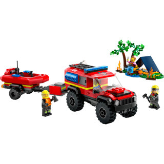 Lego LEGO City 60412 4X4 Brandweerauto met Reddingsboot
