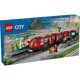 Lego city stadstram en station - 60423