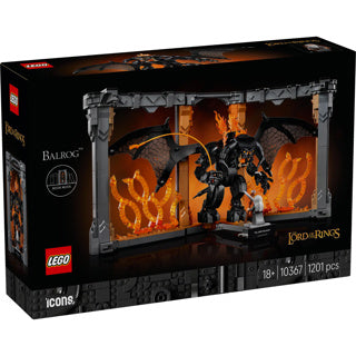 Lego icons 10367 boekensteun the lord of the rings balrog