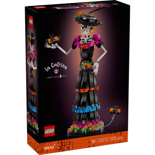 Lego ideas la catrina figuur bouwpakket voor volwassenen en woondecoratie 21372