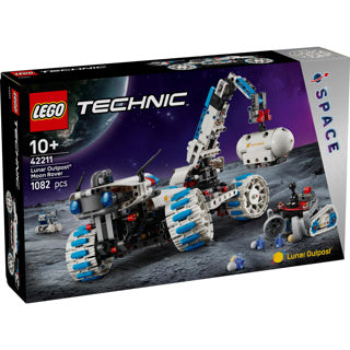 Lego technic 42211 lunar outpost maanrover ruimtevoertuig