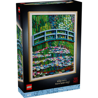 Lego ® art claude monet – brug over een vijver met waterlelies 31220