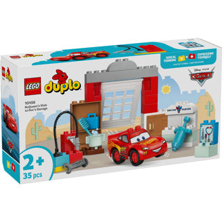 Lego duplo disney en pixar cars mcqueens bezoek aan docs garage - 10456