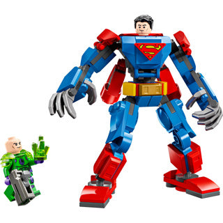 Lego 76302 superhelden dc superman mecha vs. Lex Luthor