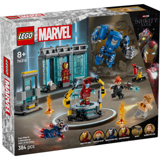 Lego 76315 superhelden wonder iron mans laboratorium: harnasruimte