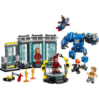 Lego 76315 superhelden wonder iron mans laboratorium: harnasruimte