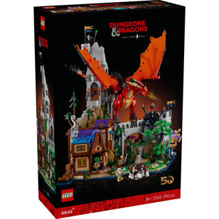 Lego ideas dungeons dragons: the legend of the red dragon 21348