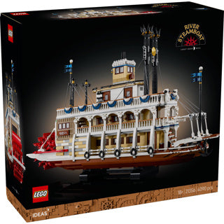 Lego ideas stoomboot bouwpakket voor volwassenen - 21356