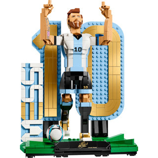 Lego editions lionel messi – voetballegende voetbal speelgoed voor kinderen - 43015