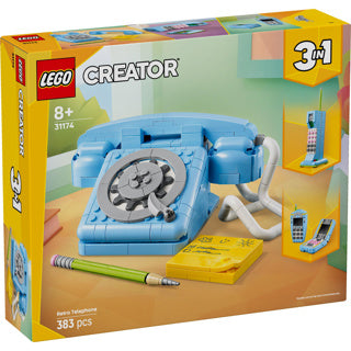 Lego ® creator 3in1 retro telefoon, vintage telefoon - 31174