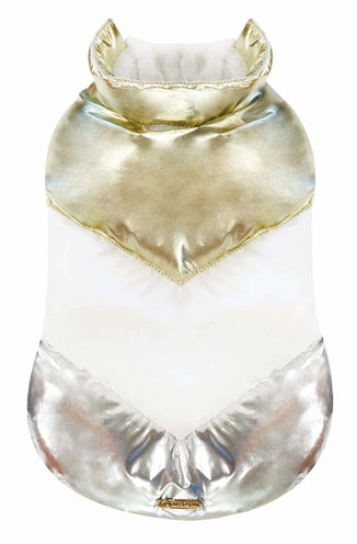 Croci hondenjas gevoerd verguld