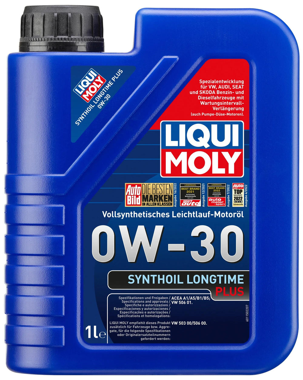 Liqui moly motorolie longtime plus synth.longtime plus 0w-30 lm 1 ltr.