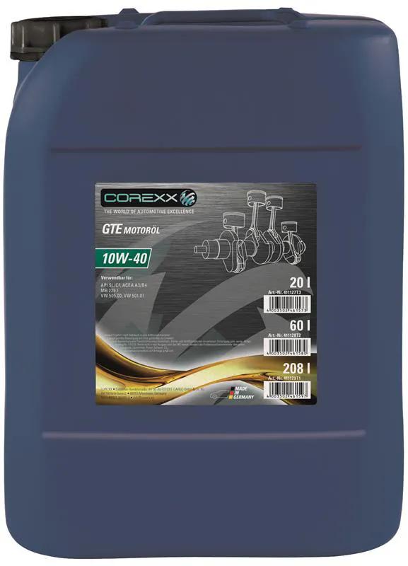 Corexx motoroil 10w-40 20 l gte