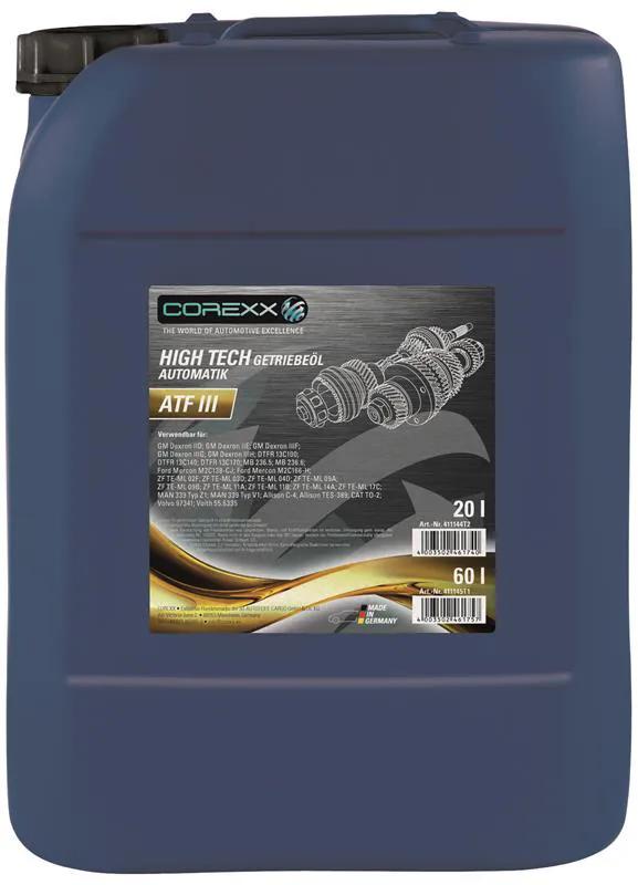 Corexx gear oil atf iii 20 l high tech
