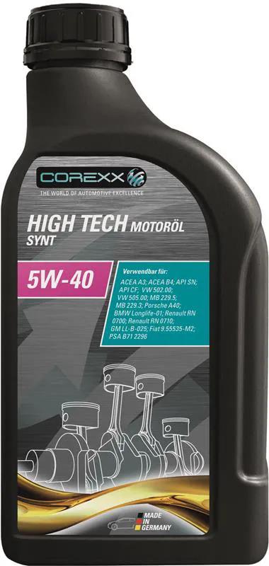 Corexx motoroil 5w-40 1 l hith tech synt