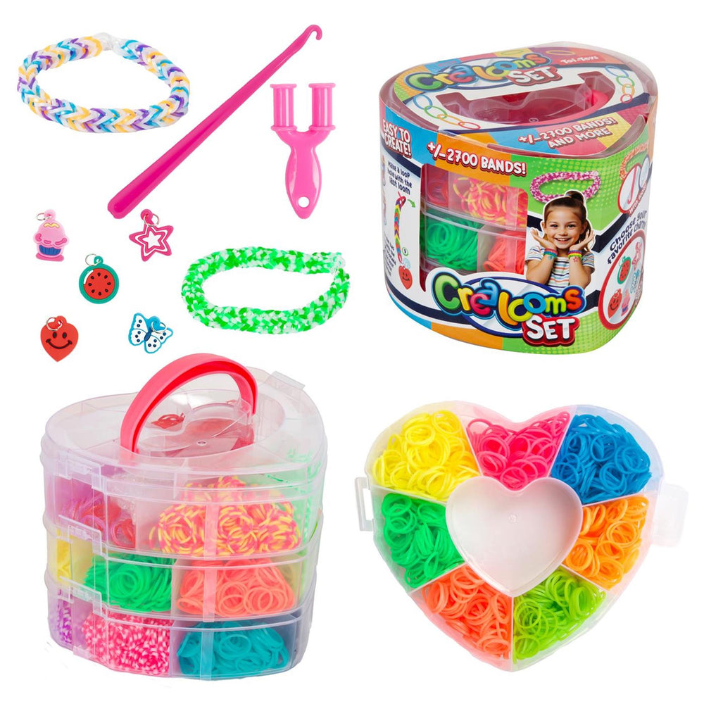 Toi-toys loomband 2700st met accessoires in hart-bewaardoos