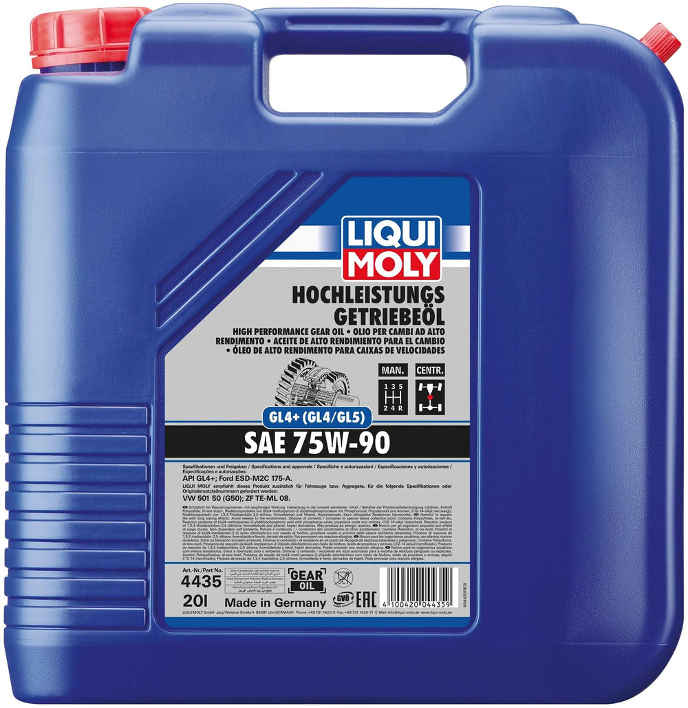 Liqui moly getriebeöl gl 4+ gear oil 75w-90 20l lm