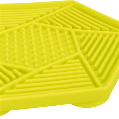Trixie Lick'n'snackmat met zuignappen siliconen groen