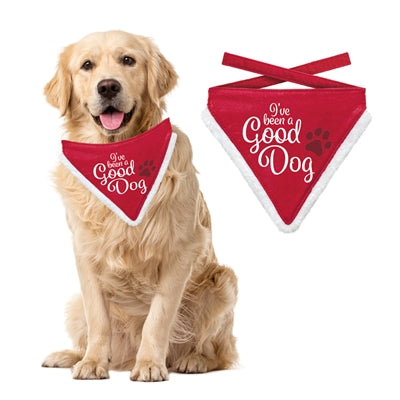 Plentygifts kerst bandana goede hond rood
