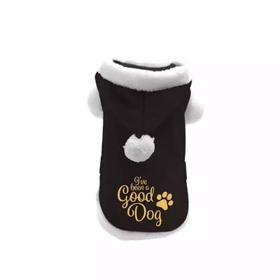 Genoeg cadeautjes kerst hondenjas i've been a braaf hond zwart