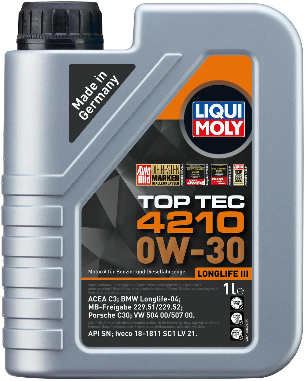 Liqui moly top tec 4210 0w-30 1 l