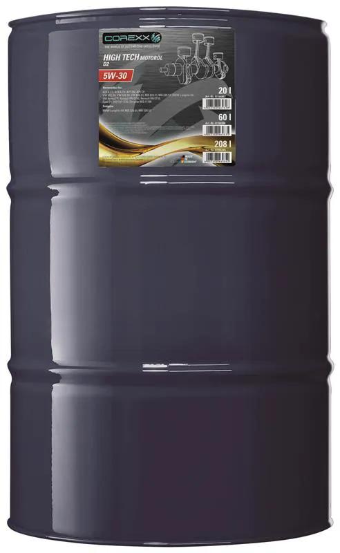 Corexx motoroil 5w-30 60 l high tech d2