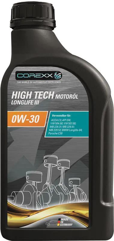 Corexx motoroil 0w-30 ll3 1 l high tech ll3