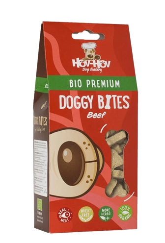 Hov-hov bio premium doggy bites graanvrij rond