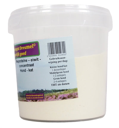 Dierendrogist Weiproteïne concentraat hond kat