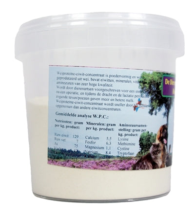 Dierendrogist Weiproteïne concentraat hond kat