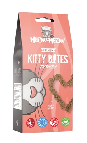 Hov-hov premium kitty bites graanvrije kalkoen
