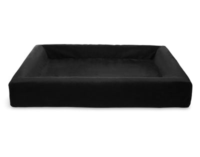 Bia bed Royal fluweel hoes hondenmand zwart