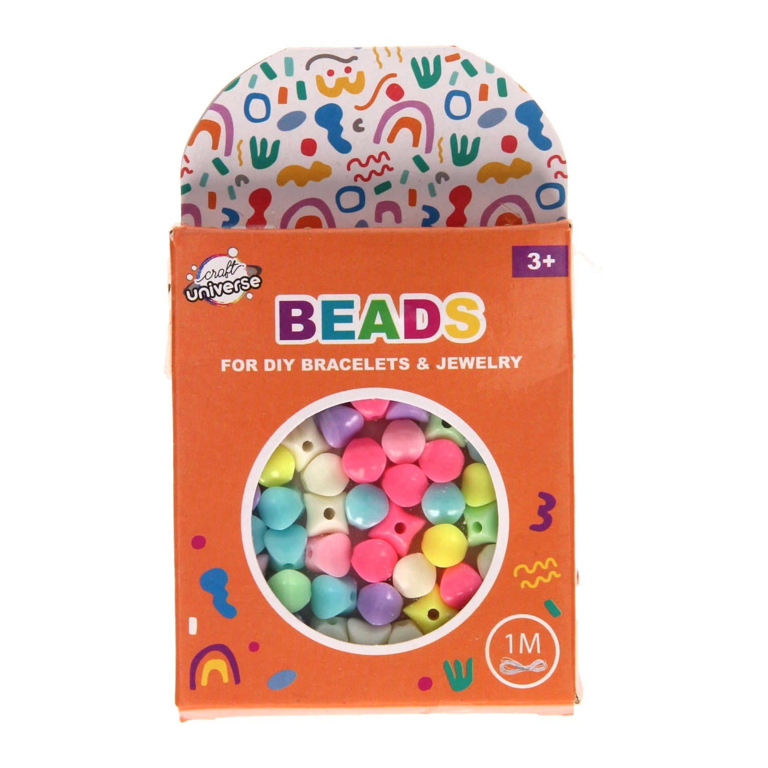 Kralensetje met koord 1 meter