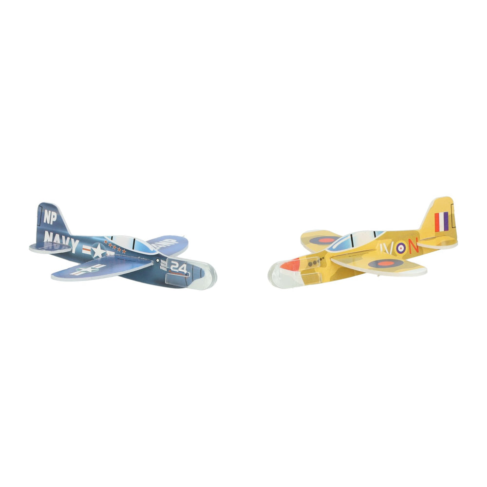 3d foam vliegtuig 9cm - 2st.