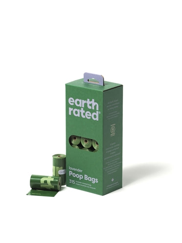 Earth-rated poepzakjes lavendel gerecycled