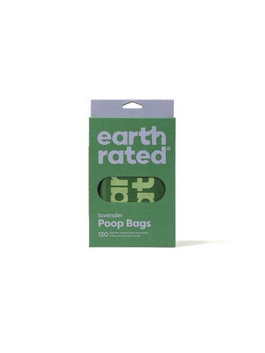 Earth-rated poepzakjes met handvaten lavendel gerecycled