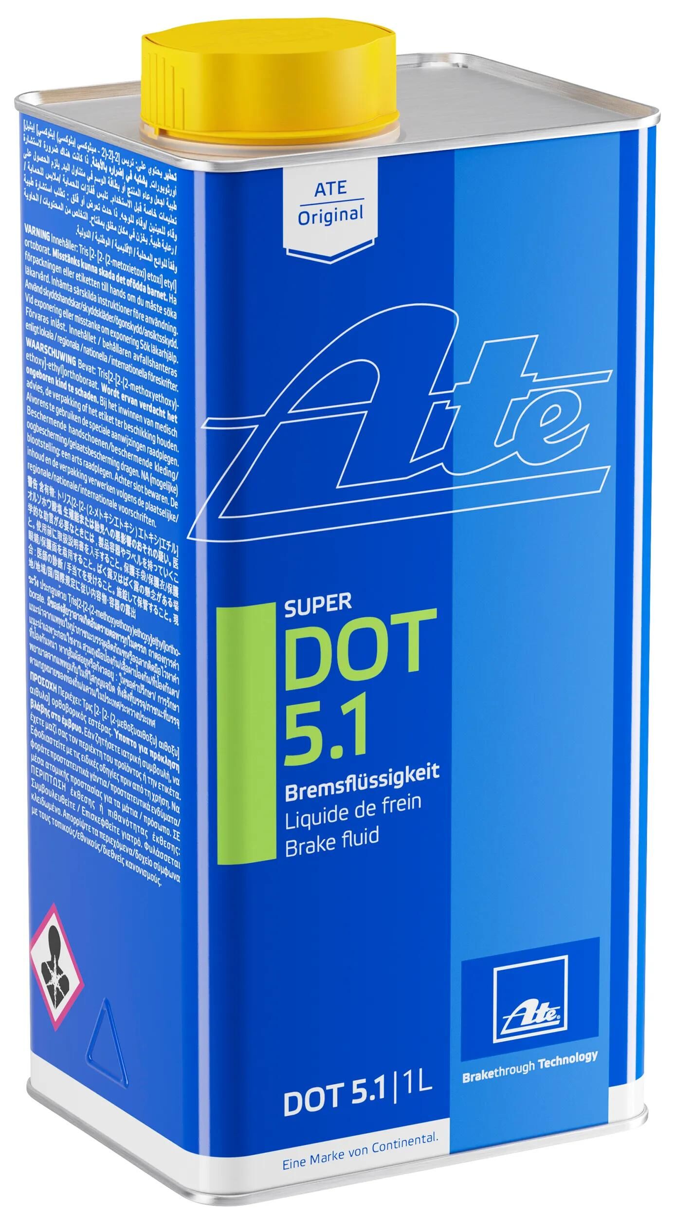 Ate bremsflüssigkeit super dot 5.1 brake fluid 1 l super dot 5.1